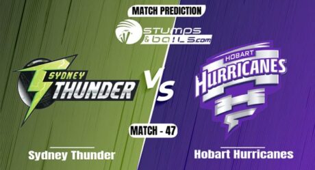 BBL 2021-22: Sydney Thunder vs Hobart Hurricanes Match Prediction