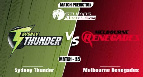 BBL 2021-22: Sydney Thunder vs Melbourne Renegades Match Prediction