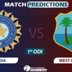 India vs West Indies 1st ODI Match Prediction | IND vs WI