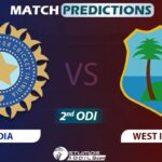 India vs West Indies 2nd ODI Match Prediction | IND vs WI