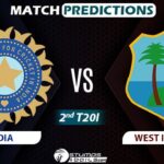 India vs West Indies T20 : Second Match Prediction