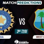 India vs West Indies 3rd T20 Match Prediction | IND vs WI