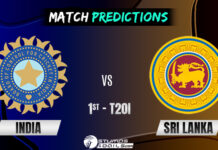 India vs Sri Lanka 1st T20 Match Prediction – IND vs SL 2022 Tour