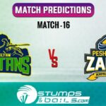 PSL 2022: Multan Sultans vs Peshawar Zalmi Match Prediction