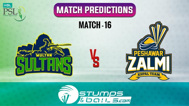 Multan Sultans vs Peshawar Zalmi Match Prediction