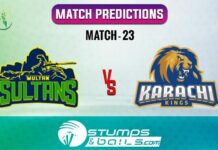 PSL 2022: Multan Sultans vs Karachi Kings Match Prediction Multan Sultans vs Karachi Kings Match Prediction