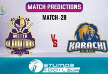 PSL 2022: Quetta Gladiators vs Karachi Kings Match Prediction Quetta Gladiators vs Karachi Kings Match Prediction