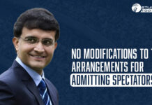 BCCI President States There Will Be No Modifications To The Arrangements For Admitting Spectators Inside The Stadiums. BCCI Statement For Arrangements On Stadium