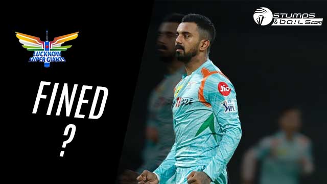 KL Rahul was fined