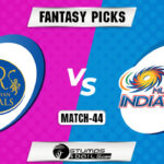 MI vs RR Dream 11 Prediction Today Match, Dream 11 Team Today, IPL Fantasy League 2022