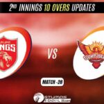 IPL 2022: Sunrisers Hyderabad vs Punjab Kings 2nd Innings 10 Overs Update