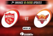IPL 2022: Sunrisers Hyderabad vs Punjab Kings 2nd Innings 10 Overs Update SRH vs PBKS 2nd Innings 10 Overs Update