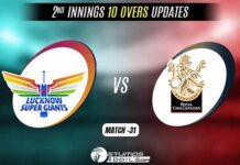 IPL 2022: Royal Challengers Bangalore vs Lucknow Super Giants 2nd Innings 10 Overs Update RCB vs LSG 2nd Innings 10 Overs Update