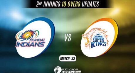 IPL 2022: Mumbai Indians vs Chennai Super Kings 2nd Innings 10 Overs Update