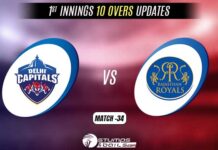 IPL 2022: Rajasthan Royals vs Delhi Capitals 1st Innings 10 Overs Update RR vs DC 1st Innings 10 Overs Update