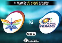 IPL 2022: Lucknow Super Giants vs Mumbai Indians 1st Innings 20 Overs Update LSG vs MI 1st Innings Update