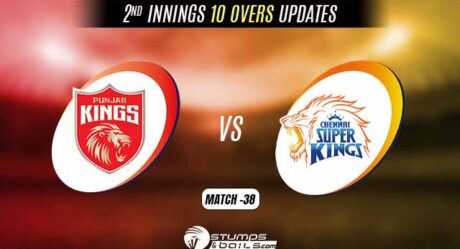 IPL 2022: Chennai Super Kings vs Punjab Kings 2nd Innings 10 Overs Update
