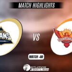 IPL 2022: Gujarat Titans Beats Sunrisers Hyderabad By 5 Wickets