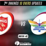 IPL 2022: Lucknow Super Giants vs Punjab Kings 2nd Innings 10 Overs Update