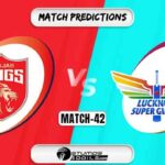 PBKS vs LSG Match Prediction Today – Who will win today’s IPL match between Delhi Capitals and Kolkata Knight Riders in IPL 2022, Match 42