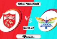 PBKS vs LSG Match Prediction Today – Who will win today’s IPL match between Delhi Capitals and Kolkata Knight Riders in IPL 2022, Match 42 PBKS vs LSG Match Prediction Today