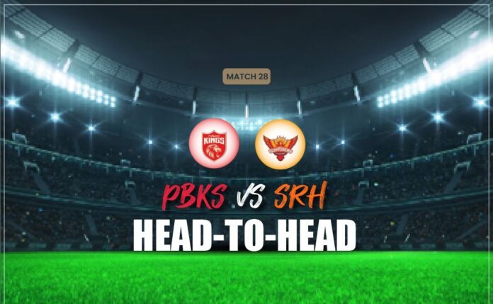PBKS vs SRH Head To Head Battle