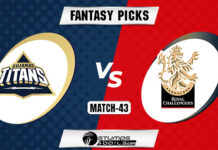 RCB vs GT Dream 11 Prediction Today Match, Dream 11 Team Today, IPL Fantasy League 2022 RCB vs GT Dream Prediction