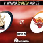 IPL 2022: Royal Challengers Bangalore vs Sunrisers Hyderabad 1st Innings Update