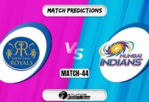 RR vs MI Match Prediction Today – Who will win today’s IPL match between Rajasthan Royals vs Mumbai Indians in IPL 2022, Match 44 RR vs MI Match Prediction Today