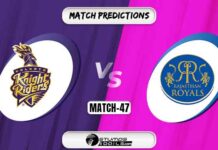 KKR vs RR Match Prediction Today – Who Will Win Today’s IPL Match Between Kolkata Knight Riders and Rajasthan Royals, IPL 2022, Match 47 KKR vs RR Match Prediction Today - Who Will Win Today’s IPL Match Between Kolkata Knight Riders and Rajasthan Royals
