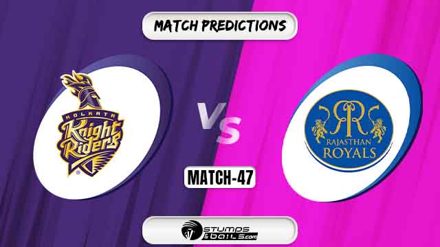 KKR vs RR Match Prediction Today - Who Will Win Today’s IPL Match Between Kolkata Knight Riders and Rajasthan Royals