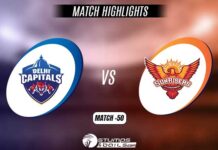 IPL 2022: Delhi Capitals beat Sunrisers Hyderabad by 21 runs DC vs SRH Match Highlights