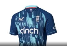 Take a Sneak Peek at England’s New One-Day International Kit, which will be unveiled on May 17. England's New ODI Kit
