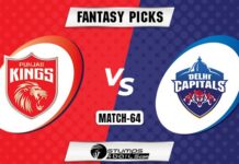 DC vs PBKS Dream 11 Prediction Today, Dream 11 Team for Today Match – 64, IPL 2022 DC vs PBKS Dream 11 Prediction