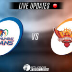 SRH Vs MI Live Match Update: Rahul Tripathi, Priyam Garg provide a strong start to SRH