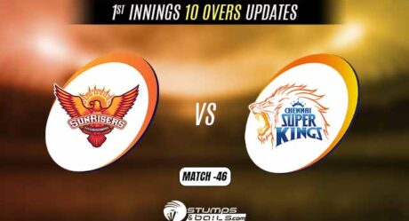IPL 2022: Chennai Super Kings vs Sunrisers Hyderabad 1st Innings 10 Overs Update