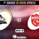 IPL 2022: Gujarat Titans vs Punjab Kings 1st Innings Update