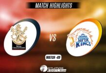 IPL 2022 RCB Vs CSK: CSK Slides Down After 13-run Defeat Against RCB RCB vs CSK Match Highlight - match 49