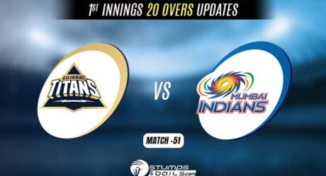 MI vs GT Live Match Update: Mumbai Indians post 177/6 against Gujarat Titans after late onslaught by Tim David