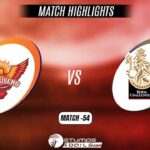 RCB vs SRH Match Highlights: Wanindu Hasaranga shines as Royal Challengers Bangalore beat Sunrisers Hyderabad by 67 runs