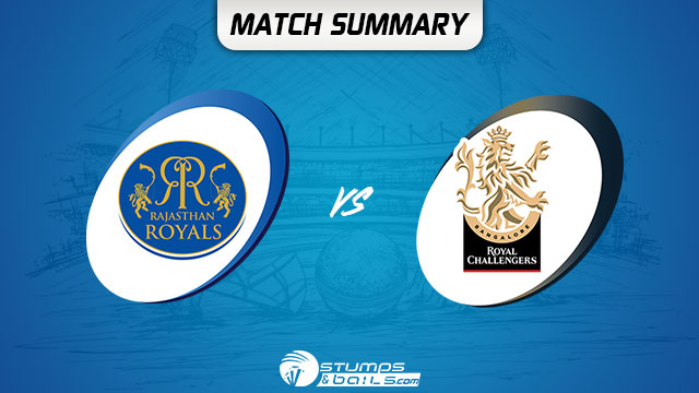 RR vs RCB Match Summary