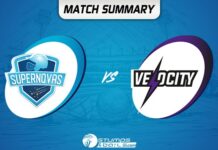 VEL vs SPN Match Summary: Velocity beat Supernovas by 7 wickets VEL vs SPN Match Summary