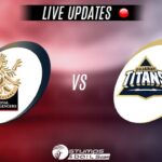GT Vs RCB Live Match Update: Steady start for Gujarat Titans, 72/3 after 10 overs