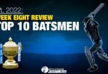 Top 10 Batsmen End Of Week Eight