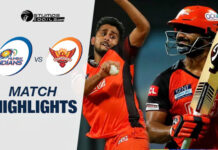 SRH vs MI Match Highlights: Tripathi, Malik Keep SRH’s Playoff Hopes Alive SRH vs MI Match Highlights
