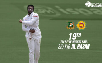 Shakib Al Hasan Celebrates His 19th Test Five-Wicket Haul Against Sri Lanka Shakib Al Hasan Five-Wicket Haul