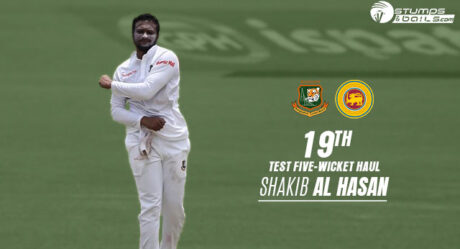 Shakib Al Hasan Celebrates His 19th Test Five-Wicket Haul Against Sri Lanka