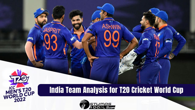 India T20s Squad Announced
