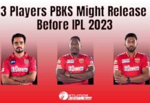 Players PBKS Might Release Before IPL 2023