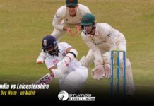 India vs Leicestershire Highlights: KS Bharat Shines As India Reach 246/8 In a 4-day Warm-Up Match India vs Leicestershire Highlights